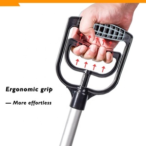 Strumento per la pulizia degli animali domestici Dog Cat Catcher Scoop Easy Pick Up 70cm manico lungo raccoglitore di cacca di cane in alluminio - Product Image 3