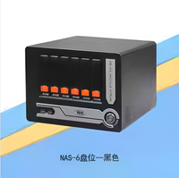 Processeur NAS 4 cœurs Pro 6 baies Intel E-2124G avec SSD 8 Go DDR4 128 Go 4x10GbE 2 M.2 NVMe USB 8K Stock de stockage en réseau vidéo