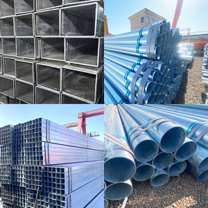 Tube en <span class=keywords><strong>acier</strong></span> galvanisé, section carrée rectangulaire creuse, tuyau ASTM A500 GI pour structure en <span class=keywords><strong>acier</strong></span> de serre - Product Image 3
