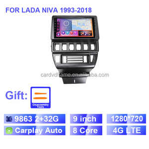 Autoradio Aijia <span class=keywords><strong>9</strong></span> pouces Android 12 2K Multimédia GPS 4G Carplay Navigation automatique Stéréo pour LADA <span class=keywords><strong>NIVA</strong></span> Aide au recul portable - Product Image 5