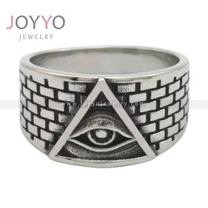 2025 винтажные оптовые пользовательские кольца из нержавеющей стали злой Монстр глаз для мужчин - Product Image 2