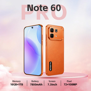 Note 60 Pro, teléfono inteligente 5G con pantalla de 7.3 pulgadas, 16GB+512GB de memoria, batería de 7800mAh, cámara dual de 108MP, desbloqueo por huella dactilar, color naranja. - Product Image 1