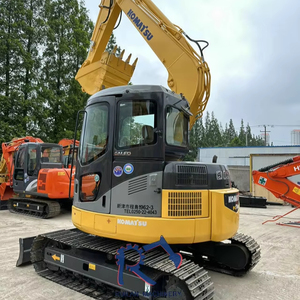 Excavatrice sur chenilles Komatsu PC75-8 d'occasion, peinture d'origine, 7,5 tonnes, bon état, à vendre - Product Image 6