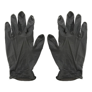 Guantes de Nitrilo Negros Resistentes al Agua, Guantes de Limpieza para el Hogar, Textura Suave, 50 Piezas - Product Image 1