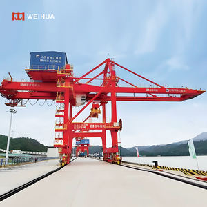 Quayside Ship to Shore Container Crane 40 Ton 80 Ton 90 Ton 100 Ton con esparcidor de contenedor superior abierto Precio - Product Image 1