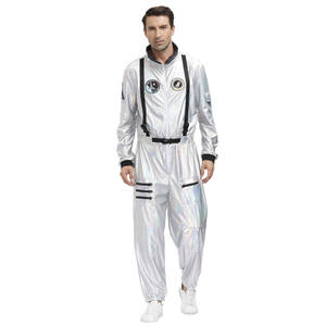 I migliori nuovi prodotti Costume da astronauta coppie adulte tuta Pilot Air Force Flight tuta Costume di Halloween Spaceman - Product Image 3