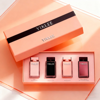 Coffret découverte de luxe en deux pièces contenant 3 flacons pour vernis à ongles 3ml/5ml/10ml, échantillons de parfum et d'huile