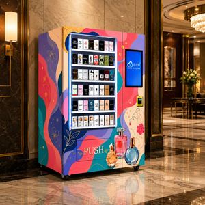Distributeur automatique de parfums avec livraison par tige élévatrice, écran tactile et paiement sans espèces pour centres commerciaux, aéroports et commerces de détail - Product Image 1