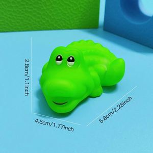 Jouet de bain en PVC en gros, canard jaune avec sifflet pour enfants - Product Image 3