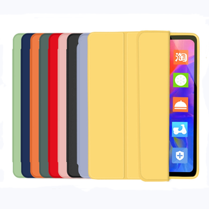 Étui de protection magnétique en cuir PU et silicone avec support pliable pour iPad Pro 11 2020, Air <span class=keywords><strong>5</strong></span>, Air 6 et Mini <span class=keywords><strong>5</strong></span>, avec emplacement pour stylet - Product Image 1