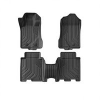 Tapis de sol intérieur de luxe pour Ford Bronco 4 portes (2021-2024), semi-fermés, en TPE entièrement écologique, motif uni, transfrontalier