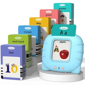 ODM OEM Full Personalizar Flashcard Audible Dispositivo Desenvolvimento Inicial Educacional Talking Flash Cards Crianças Brinquedo