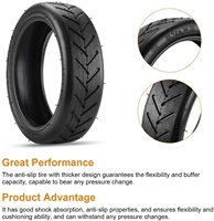 Neumáticos Delanteros y Traseros de 8.5 Pulgadas para Patinete Eléctrico Xiaomi M365 Pro, Accesorios Originales de la UE, Neumáticos de Goma Más Gruesos de 8 1/2x2 + Cámara de Aire
