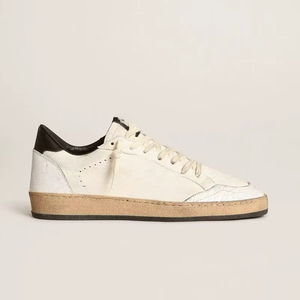 Sneakers unisexes tendance de haute qualité en cuir véritable blanc, à lacets, augmentant la taille, antidérapantes, pour l'hiver, l'été et l'automne - Product Image 2