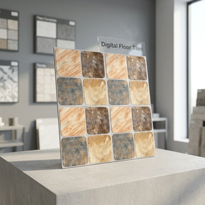 Azulejos de Cerámica Digitales con Diseño Marroquí de 12x12 Pulgadas (300x300 mm) de la Marca Vistaar, Provenientes de la India, al Precio Más Bajo, Listos para Exportar - Product Image 1
