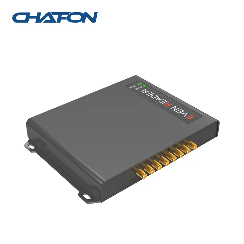 CHAFON EPC Gen2 UHF RFID lector chip para sistema de sincronización 8 puertos UHF RFID lector