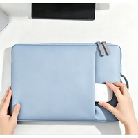 Sac vertical pour ordinateur portable en gros, étui intérieur étanche pour tablette, pochette de protection portable avec fermeture éclair et poignée pour ordinateurs portables de 11 à 15,6 pouces