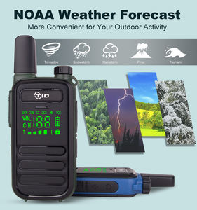 Radio Bidireccional TIDRADIO M11Plus, Libre de Licencia, PMR446/FRS, Portátil, Mini Walkie Talkie, Reducción de Ruido, Programación Inalámbrica NOAA - Product Image 2