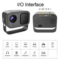 Mini Portable 5G wifi mignon petit Focus électronique Smart Android 9.0 système grand écran projecteur de cinéma maison