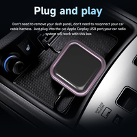 Caja Multimedia Inalámbrica para Auto con CarPlay y Android Auto, Adaptador de Video con Android 11, Caja Multimedia Inteligente para Auto, 4G+64G, Compatible con ODM OEM