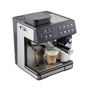 <span class=keywords><strong>Cafetera</strong></span> <span class=keywords><strong>Espresso</strong></span> Italiana Semiautomática 3 en 1 de Acero Inoxidable, 20 Bares de Presión, Sistema de Agua Caliente Eléctrico para el Hogar - Product Image 5