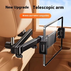 Support de téléphone portable télescopique transfrontalier pince d'ordinateur plate <span class=keywords><strong>fixe</strong></span> pour siège arrière de voiture oreiller chaise compatible téléphones mobiles - Product Image 5