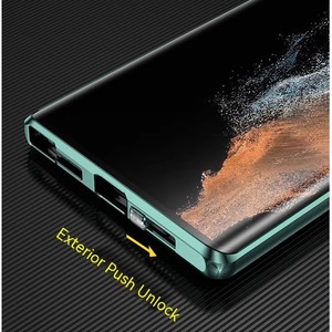 <span class=keywords><strong>Funda</strong></span> de Teléfono Magnética Antigolpes con Marco de Aleación de Metal y Cristal Templado HD Transparente para <span class=keywords><strong>SAMSUNG</strong></span> S25 <span class=keywords><strong>Ultra</strong></span> S24 <span class=keywords><strong>Ultra</strong></span> <span class=keywords><strong>S23</strong></span> - Product Image 3
