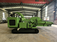 Broyeur de branches et de déchets forestiers haute performance, déchiqueteuse de bois, machine à sciure, moteur diesel, tractable