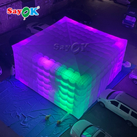 Tente gonflable géante SAYOK, tente gonflable géante, tente LED gonflable, tente cube d'air pour les événements festifs et les expositions