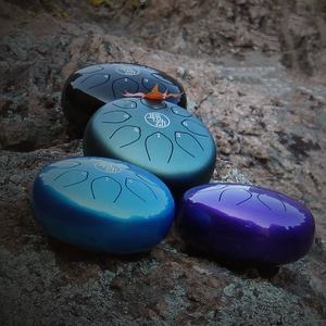 Tambour en acier de qualité supérieure de six pouces à huit tons, instrument de percussion pour la méditation et la musicothérapie - Product Image 3