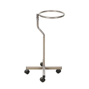 รถเข็นแพทย์คุณภาพดีพร้อมอ่างล้างมือเดี่ยวแบบตั้งพื้น ทำจากสแตนเลส - Product Image 5