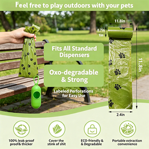 300 Count Extra Thick Scented Dog Poop Bags, Leak-Proof Biodegradable Pet Waste Bags with Dispenser for Puppy & Large Breed Dogs - Product Image 6