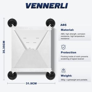 Sterke Zuignap Mini Starlink Bevestigingsset Verstelbare 360° Zuignapbevestiging Anti-kras Vlokkingsbestendig voor Autoramen - Product Image 2