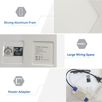 Plafonnier LED 120x60 50W AC 220-240V pour maisons, bureaux, garages, entrepôts, sous-sols, hôpitaux, plafond modulaire
