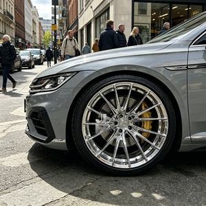 ล้อฟอร์จขอบลึกโครเมียมหรูหราขนาด 18 19 20 21 22 นิ้ว สำหรับ RS6 Mercedes Gtr 5x114.3 5x120 5x112 - Product Image 4