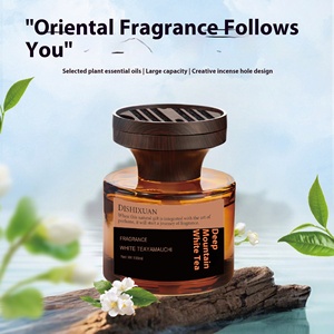 Ornement d'évent de voiture moderne de parfum d'aromathérapie en verre de luxe durable de 110ml avec élimination des odeurs pour les femmes enceintes et les bébés - Product Image 2
