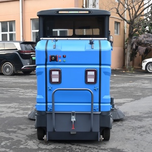 Nettoyeur <span class=keywords><strong>de</strong></span> sols électrique industriel à conduite assise, balayeuse <span class=keywords><strong>de</strong></span> rue, balayeuse <span class=keywords><strong>de</strong></span> sols avec pistolet à eau haute pression - Product Image 2