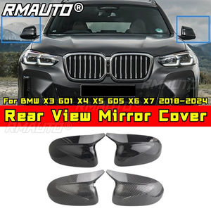 Coques de protection pour rétroviseurs latéraux de voiture pour BMW X3 G01 X4 X5 G05 X6 X7 2018-2024, kit carrosserie, accessoires auto - Product Image 2