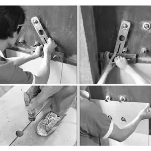 Localizador de perforación para azulejos de cerámica y vidrio al por mayor, herramienta de broca para mármol, pared y suelo, medición de agua y electricidad - Product Image 3