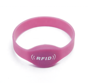 Bracelet en silicone personnalisé, étanche, NFC RFID EM4305 1K, mini-étiquette 13,56 MHz pour paiement et usage hôtelier - Product Image 4