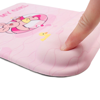 Tapis de souris ergonomique en mousse à mémoire, 1 pièce, avec Support de poignet pour Gel, pour ordinateur de bureau et portable