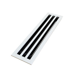 Diffuseurs linéaires réglables en alliage d'aluminium blancs pour ventilation <span class=keywords><strong>murale</strong></span>, <span class=keywords><strong>grille</strong></span> de ventilation pour CVC - Vente en gros - Product Image 3