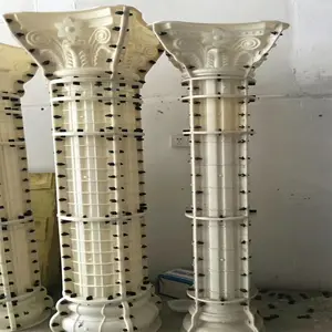 RF Cheaper Price Strong Quality Smooth And Groove And Spiral Plastic Concrete Roman Pillars Column Molds For Sale