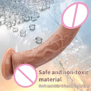 Dildos Ultra Suaves Realistas y Masturbadores Femeninos, Penes Artificiales Insertables, Juguetes Sexuales - Product Image 2