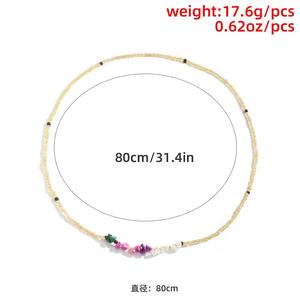 <span class=keywords><strong>Hifive</strong></span> femmes bohème taille ventre chaîne coloré riz perle pierre naturelle corps bijoux à la mode pour les fêtes et les mariages - Product Image 4