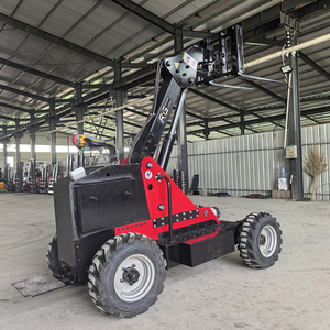Venta al por mayor 1000kg 1500kg 1ton 1,5 Ton CE 4WD Farm Mini Small Remote Control All Terrain Pallet Truck Off-Road Electric Forklift