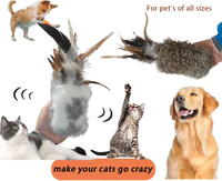 Jouet interactif en forme de queue de chat en peluche pour chatons, accessoires d'exercice et de jeu pour chats, queue de lapin en fourrure, fournitures pour animaux de compagnie en gros