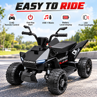 Quad électrique tout-terrain pour enfants, moto de plage 24V à batterie, véhicule jouet ATV pour enfants avec télécommande