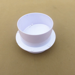 Raccord de conduit rond de 100 mm avec clapet anti-retour pour ventilateur extracteur et amortisseur de reflux - Product Image 3