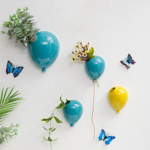 INS creativo palloncino <span class=keywords><strong>in</strong></span> <span class=keywords><strong>ceramica</strong></span> vaso di fiori decorazione della <span class=keywords><strong>parete</strong></span> vaso da <span class=keywords><strong>parete</strong></span> sfondo creativo decorazione della <span class=keywords><strong>parete</strong></span> - Product Image 2